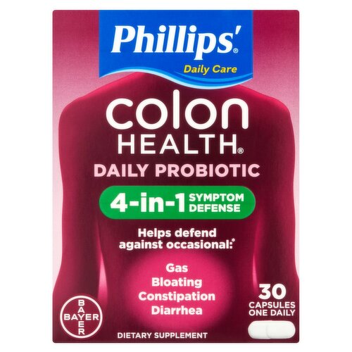 Phillips' Colon Health Daily Probiotic Dietary Supplement, 30 count