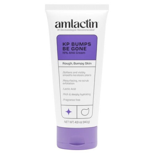 Amlactin KP Bumps Be Gone 15% AHA Cream, 4.9 oz