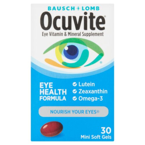 Bausch + Lomb Ocuvite Eye Vitamin & Mineral Supplement, 30 count