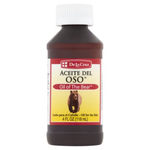 De La Cruz Oil of the Bear Oil for the Hair, 4 fl oz