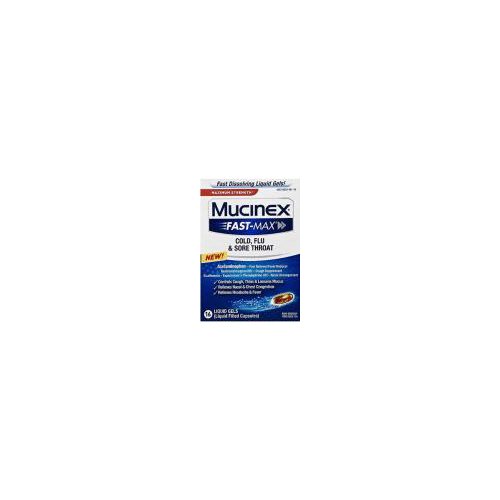 Mucinex Fast Max Severe Cold Liquid Gels, 16 each