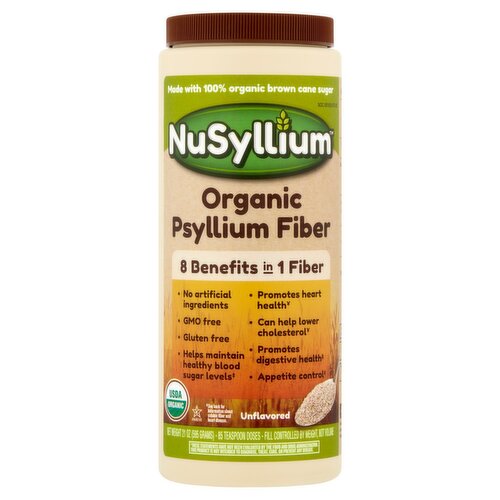 Nusyllium Organic Psyllium Fiber, 21 oz