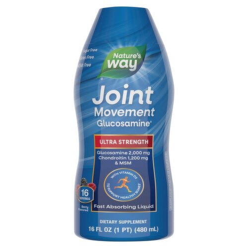 Nature's Way Joint Movement Glucosamine Berry Flavored Dietary Supplement, 16 fl oz