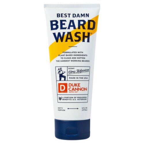 Duke Cannon Supply Co. Best Damn Beard Wash, 6 fl oz