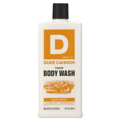 Duke Cannon Supply Co. Thick Sawtooth Body Wash, 18 fl oz