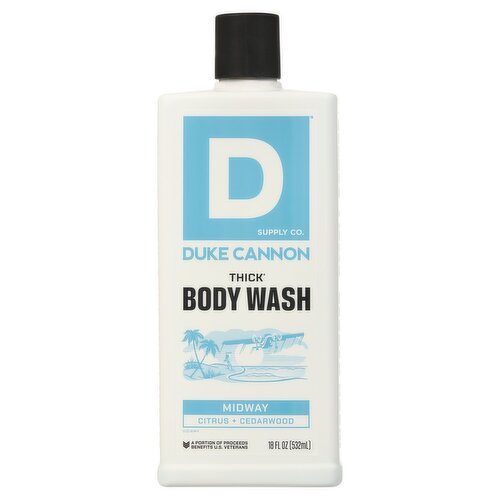 Duke Cannon Supply Co. Thick Midway Body Wash, 18 fl oz