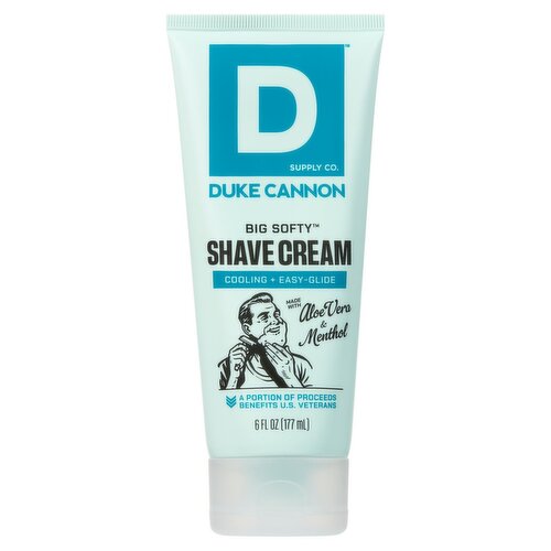Duke Cannon Supply Co. Big Softy Shave Cream, 6 fl oz