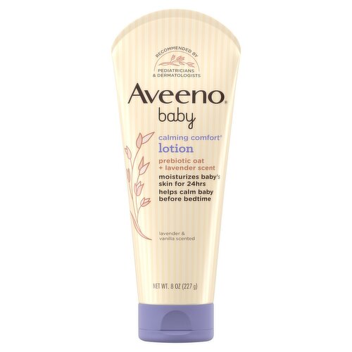 Aveeno Baby Lavender & Vanilla Scented Calming Comfort Lotion, 8 oz