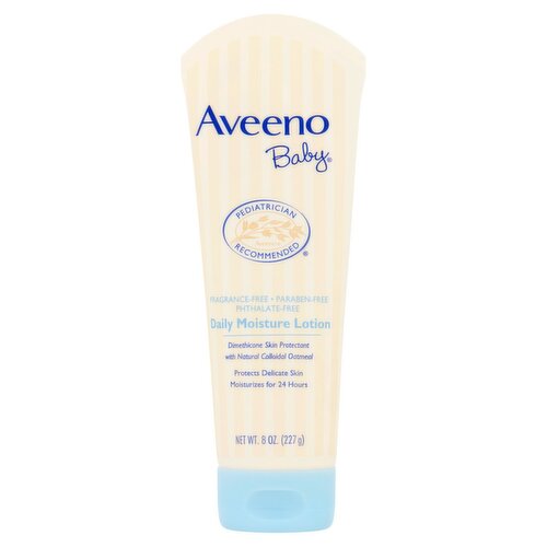 Aveeno Baby with Prebiotic Oat Daily Moisture Lotion, 8 oz