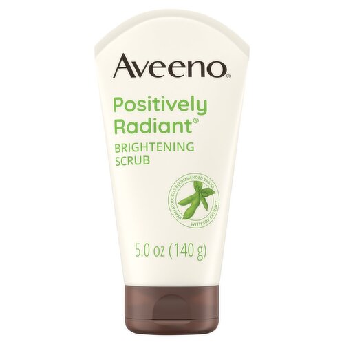 Aveeno Positively Radiant Brightening Scrub, 5.0 oz