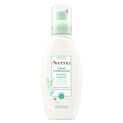 Aveeno Clear Complexion Foaming Cleanser, 6.0 fl oz