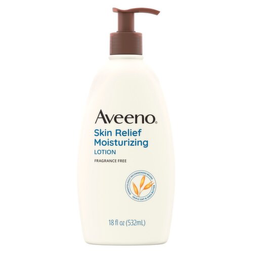 Aveeno Fragrance Free Skin Relief Moisturizing Lotion, 18 fl oz