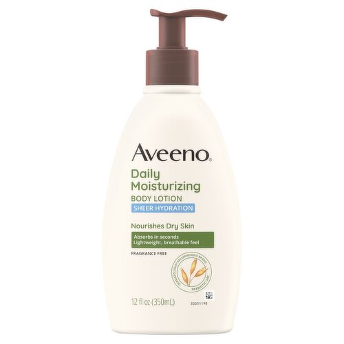 Aveeno Daily Moisturizing Sheer Hydration Body Lotion, 12 fl oz