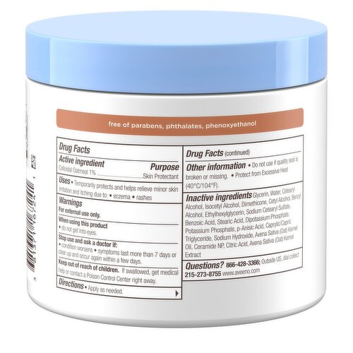 Aveeno Baby Eczema Therapy Nighttime Balm, 11 oz