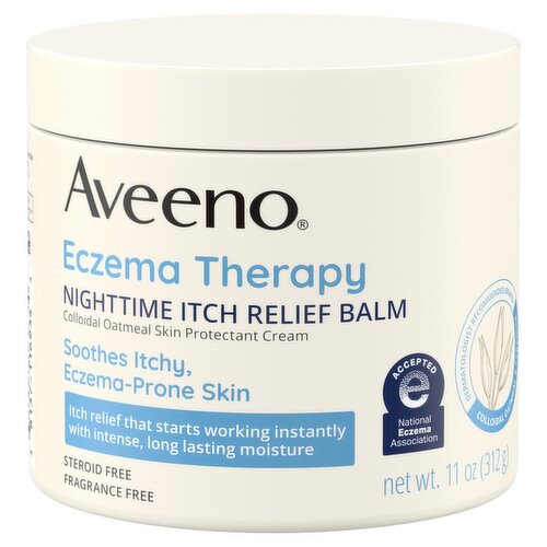 Aveeno Eczema Therapy Nighttime Itch Relief Balm, 11 oz