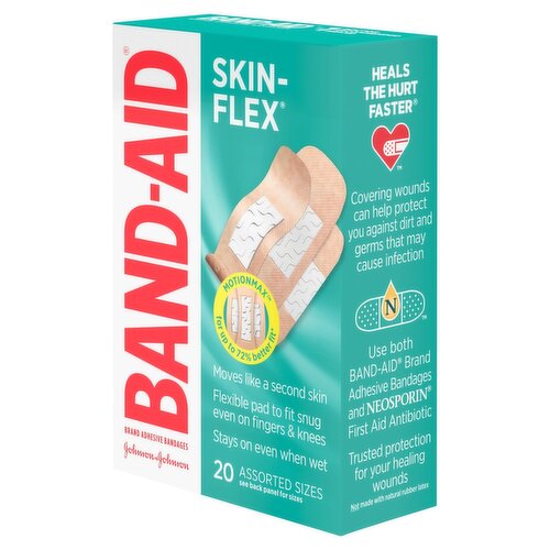 Band-Aid Skin-Flex Adhesive Bandages, 20 count