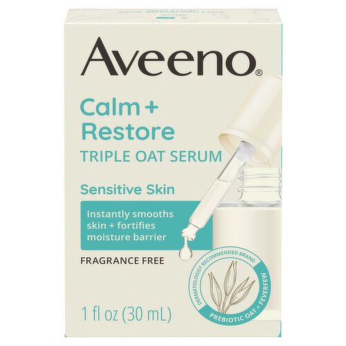 Aveeno Calm + Restore Triple Oat Serum, 1 fl oz