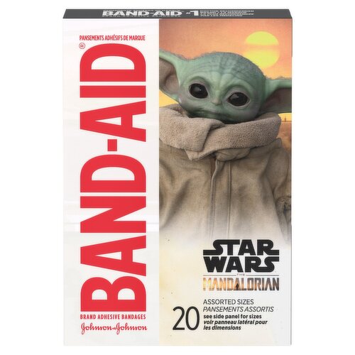Band-Aid Star Wars the Mandalorian Adhesive Bandages, 20 count