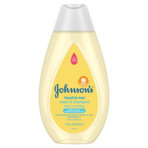 Johnson's Head-To-Toe Newborn Wash & Shampoo, 13.6 fl oz
