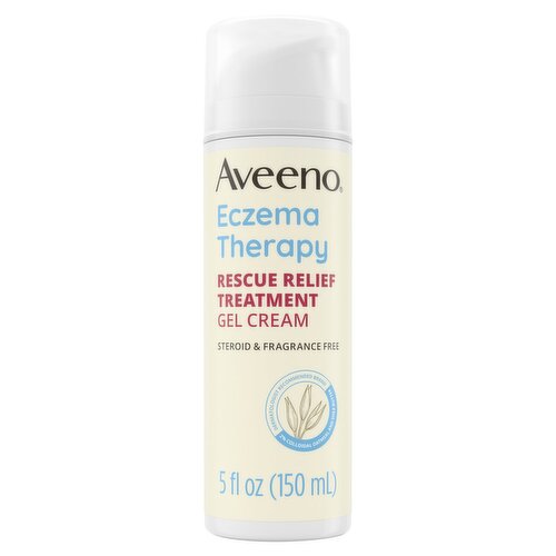 Aveeno Eczema Therapy Rescue Relief Treatment Gel Cream, 5 fl oz