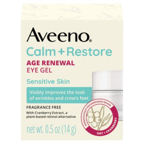 Aveeno Calm + Restore Age Renewal Eye Gel, 0.5 oz