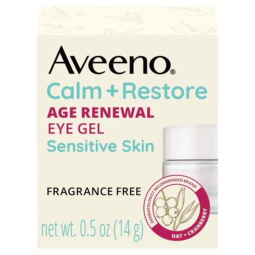 Aveeno Calm + Restore Age Renewal Eye Gel, 0.5 oz