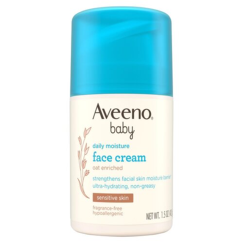Aveeno Baby Oat Enriched Daily Moisture Face Cream, 1.5 oz