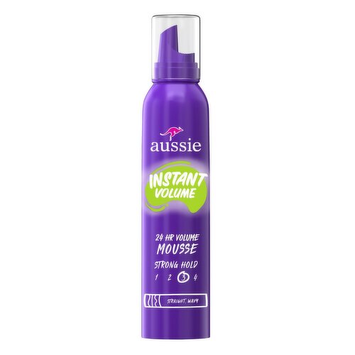 Aussie Instant Volume Mousse, 24-hour Volume Mousse, 6 oz