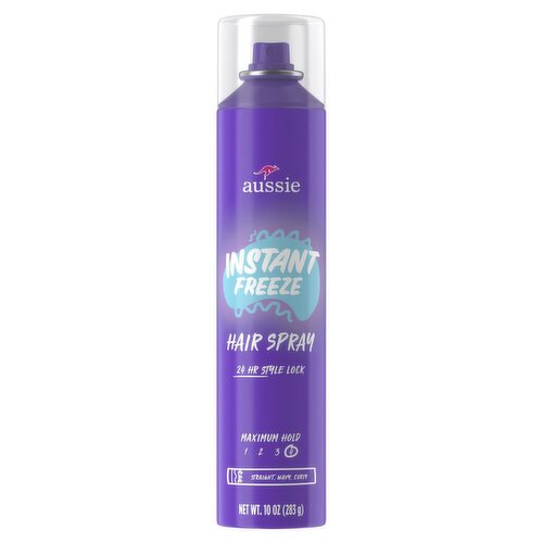 Aussie Instant Freeze Hair Spray, 10 oz