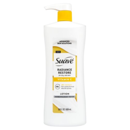 Suave Radiance Restore Vitamin C Lotion, 28 fl oz