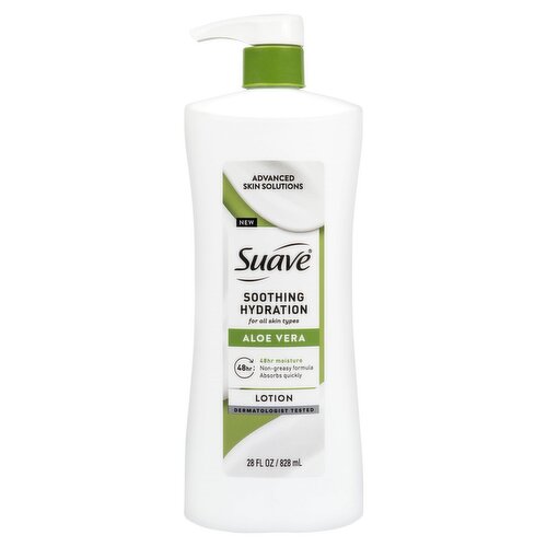 Suave Soothing Hydration Aloe Vera Lotion, 28 fl oz