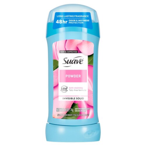 Suave Powder Antiperspirant Deodorant, 2.6 fl oz