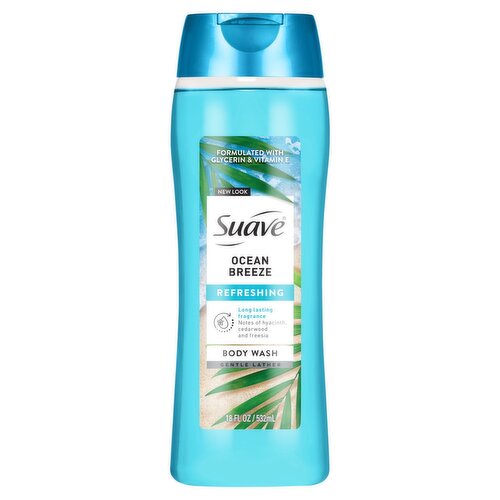 Suave Ocean Breeze Body Wash, 18 fl oz