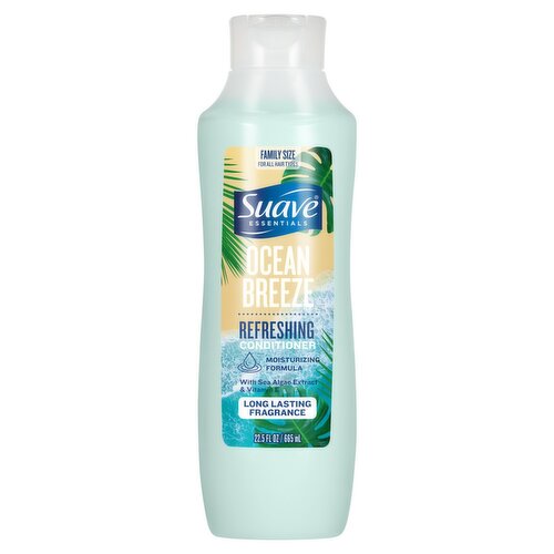 Suave Essentials Ocean Breeze Refreshing Conditioner Family Size, 22.5 fl oz