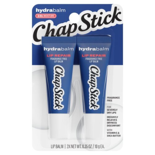 ChapStick Hydrabalm Lip Repair Balm, 0.35 oz, 2 count