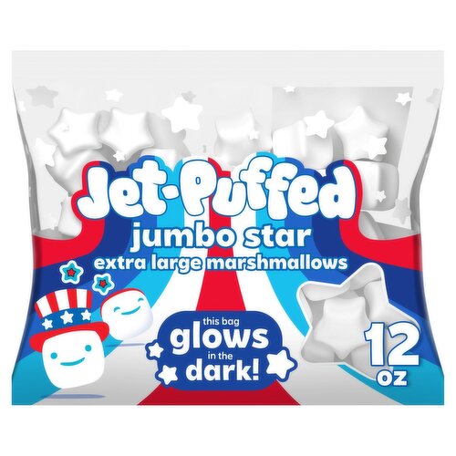 Jet-Puffed Jumbo Star Extra Large Marshmallows, 12 oz