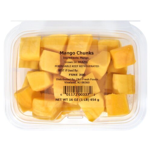 F&S Fresh Foods Mango Chunks, 16 oz