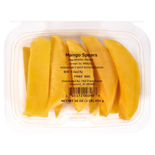 F&S Fresh Foods Mango Spears, 16 oz