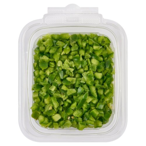Fresh Diced Green Peppers, 7 oz