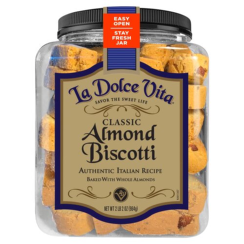 La Dolce Vita Classic Almond Biscotti, 2 lb 2 oz