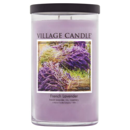 Village Candle French Lavender Candle, 19 oz