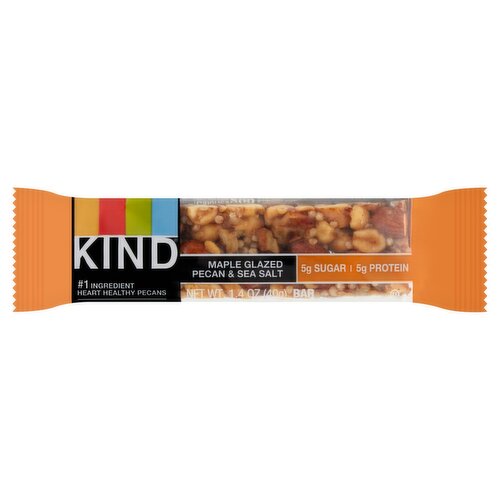 Kind Maple Glazed Pecan & Sea Salt Bar, 1.4 oz