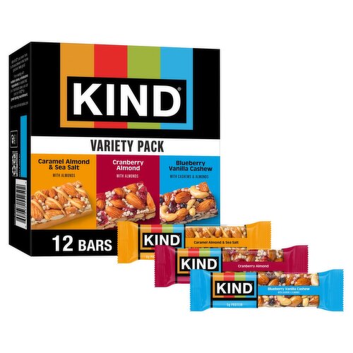 Kind Bars Variety Pack, 1.4 oz, 12 count