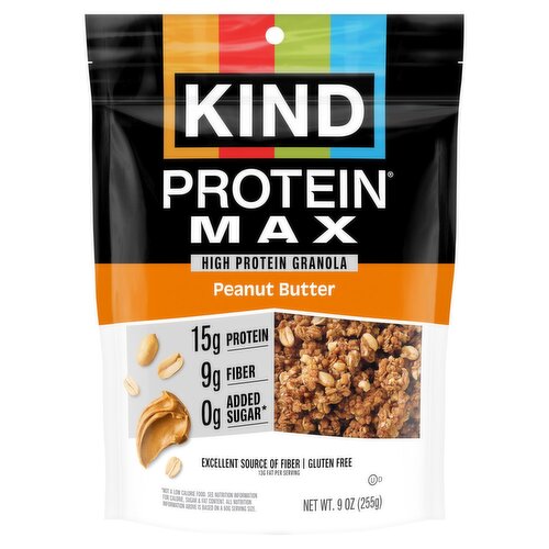 Kind Protein Max Peanut Butter High Protein Granola, 9 oz