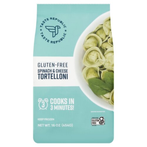 Taste Republic Gluten-Free Spinach & Cheese Tortelloni, 16 oz