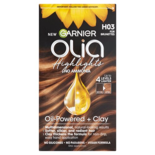 Garnier Olia HO3 for Brunettes Highlights Haircolor, 1 application