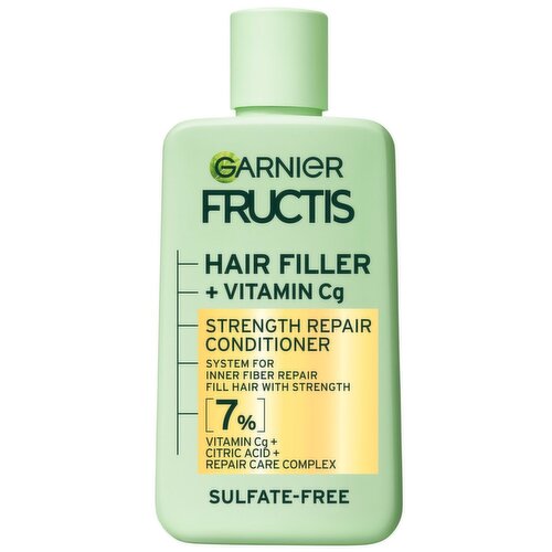 Garnier Fructis Hair Filler + Vitamin Cg Strength Repair Conditioner, 10.1 fl oz