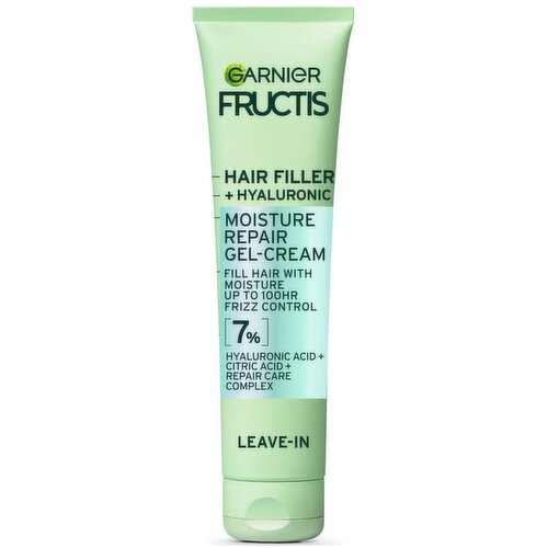 Garnier Fructis Hair Filler + Hyaluronic Moisture Repair Gel-Cream, 5.1 fl oz