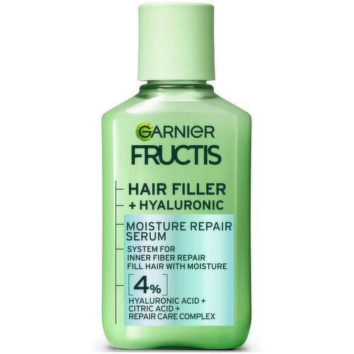 Garnier Fructis Hair Filler + Hyaluronic Moisture Repair Serum, 3.8 fl oz