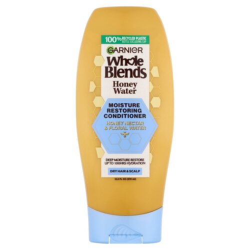 Garnier Whole Blends Honey Water Moisture Restoring Conditioner, 12.5 fl oz